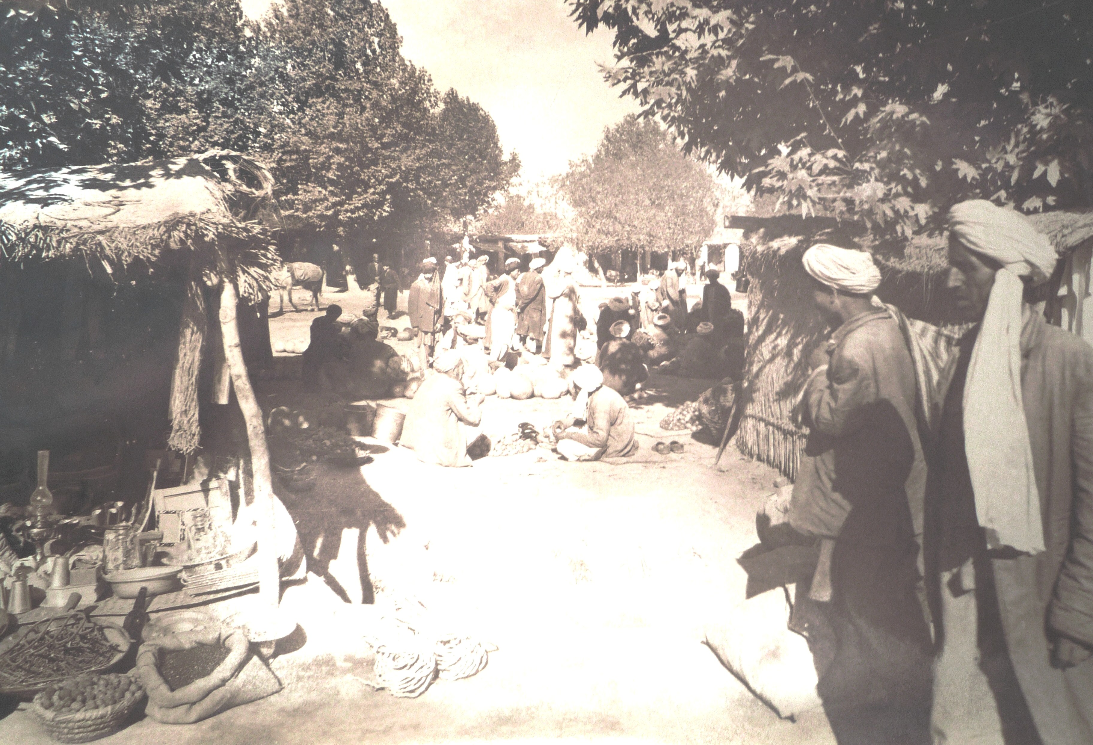 Marché de Dasht-i-Qala, Afghanistan, archives Ph. Gouin.