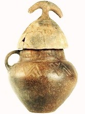 Photo d'une ceramique de
					Sala Consilina, Italie, photo Antiquarium di Sala Consilina